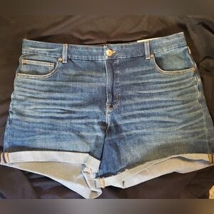 NWT American Eagle Curvy Midi Jean Shorts